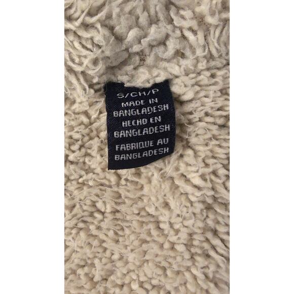 Nwt Wrangler western rancher barn denim Sherpa jacket sm - Picture 9 of 13